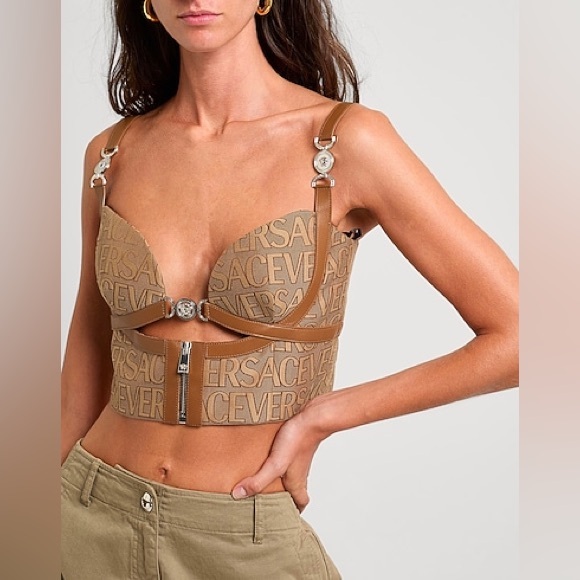 VERSACE BODICE TOP WITH ALLOVER LOGO
Style ID - Picture 10 of 16